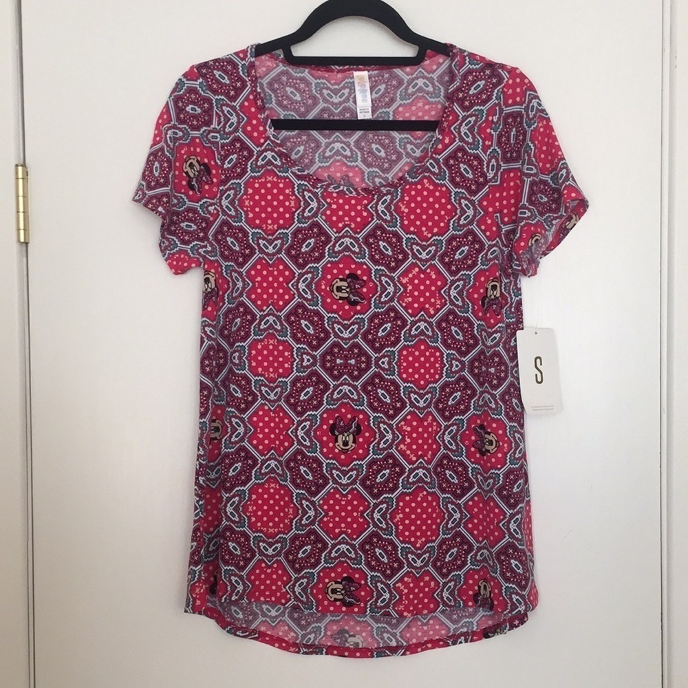 S LuLaRoe Classic T Shirt Disney‎ DD12 1405